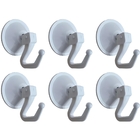 Cabide De Pressão Com Ventosa Branco | Kaztec | Kit 06 Un